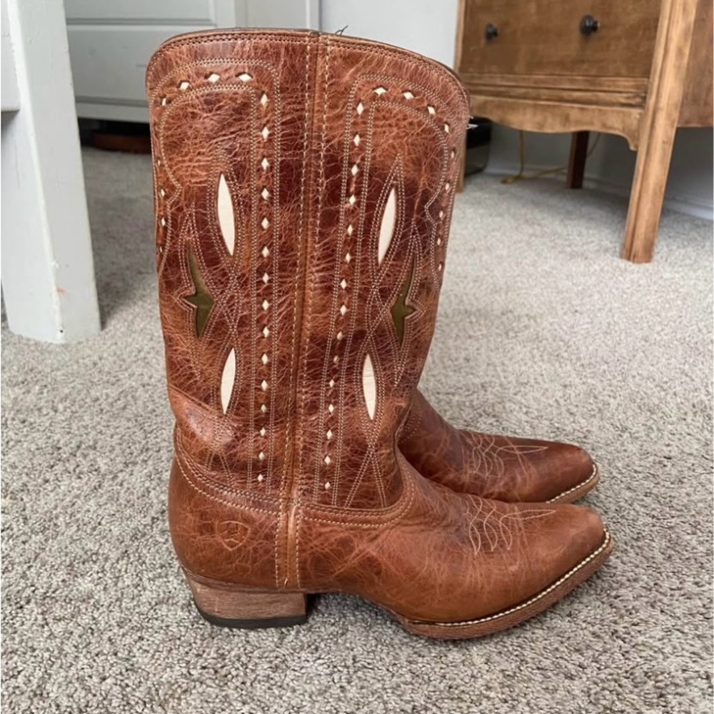 Women's Ariat Starling Western Cowboy Boots 10015324 Size 6 B J Tote ATS - Picture 3 of 10